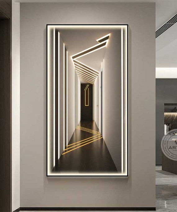 3D Effect Modern Italian Style With Lighting